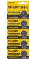 Элемент питания NBT-CR2032-BP5 94 765 Navigator