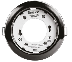 Светильник NGX-R1-005-GX53 Черный хром 71 281 Navigator - картинка 1